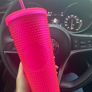 Pink studded Starbucks tumbler 2021 release